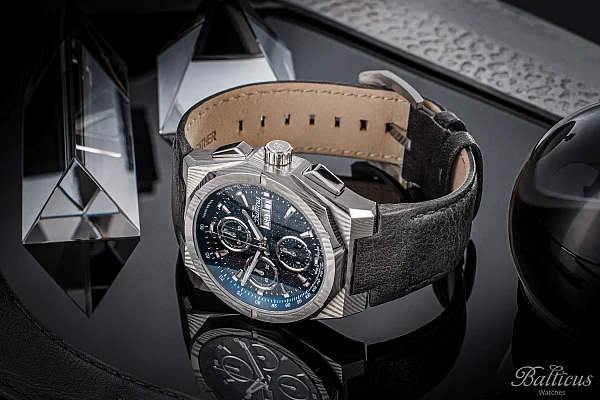 Balticus Gwiezdny Pył Damast 42mm Chrono Valjoux BLT-BALSDDCHABA