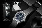  Zdjęcie 4 Balticus Gwiezdny Pył Damast 42mm Datownik Tarcza Niebieska Meteoryt BLT-BALSDDBM