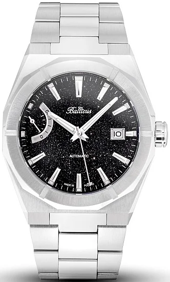 Balticus Gwiezdny Pył Power Reserve 40mm Czarny Awenturyn Set BLT-BALSDSPRBA