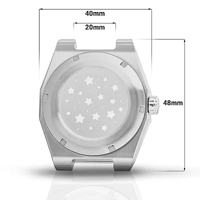 Balticus Gwiezdny Pył Power Reserve 40mm Zielony Awenturyn Set BLT-BALSDSPRGA