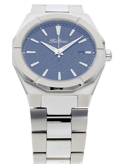 Balticus Gwiezdny Pył 42mm Slim Kwarc Datownik BLT-GPS-DT