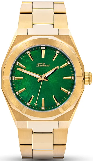 Balticus Gwiezdny Pył Złoty 37mm Damski Zielony Set BLT-BALSDLGGM