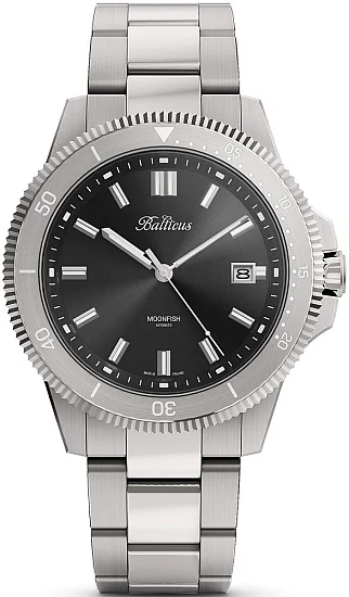 Balticus Moonfish Datownik Tarcza Czarna 904L BLT-BTMFBLA