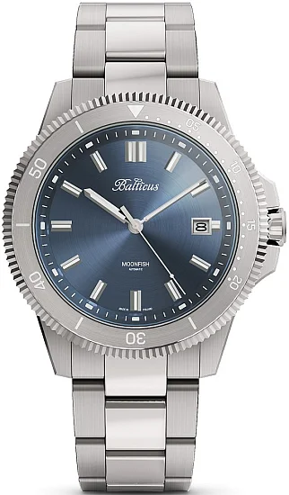Balticus Moonfish Datownik Tarcza Niebieska 904L BLT-BTMFBL