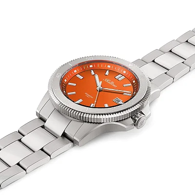Balticus Moonfish Datownik Tarcza Pomarańczowa 904L BLT-BTMFOR
