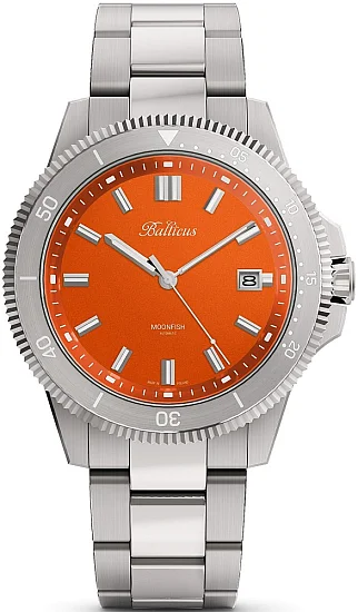 Balticus Moonfish Datownik Tarcza Pomarańczowa 904L BLT-BTMFOR