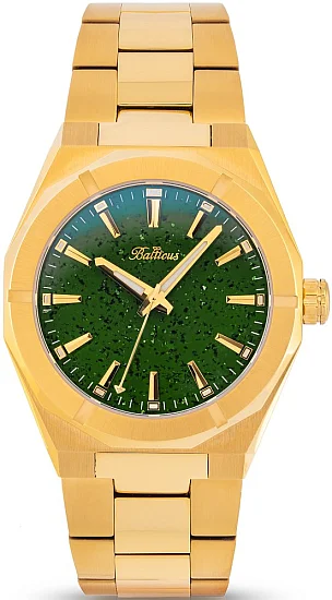 Balticus Gwiezdny Pył Złoty 37mm Damski Zielona Tarcza Set BLT-BALSDLGAG