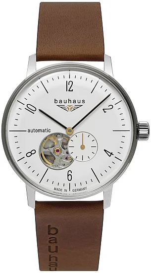 Bauhaus Pure Automatic Open-Heart Small Second BA-20681