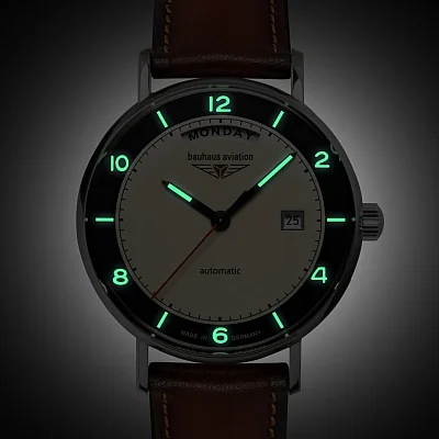 Bauhaus Aviation Automatic Day-Date BA-24622