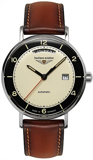 Bauhaus Aviation Automatic Day-Date BA-24622