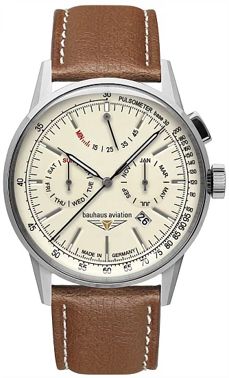 Bauhaus Aviation Automatic Power Reserve Calendar BA-23625