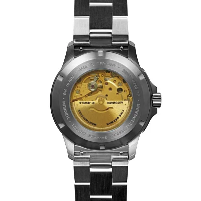 Bauhaus Aviation Automatic Day-Date Sapphire Titanium BA-2866M-5