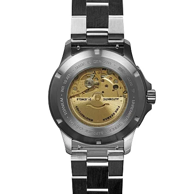 Bauhaus Aviation Automatic Day-Date Sapphire Titanium BA-2862M4