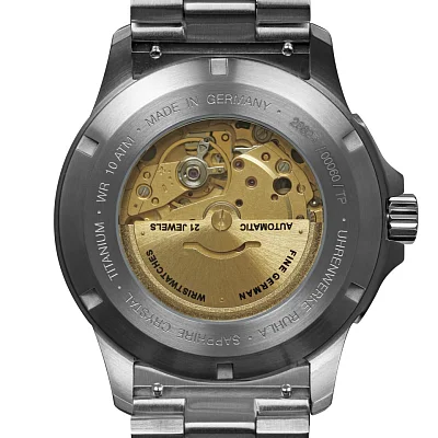 Bauhaus Aviation Automatic Day-Date Sapphire Titanium BA-2862M1