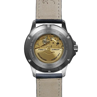 Bauhaus Aviation Automatic Day-Date Sapphire Titanium BA-28621