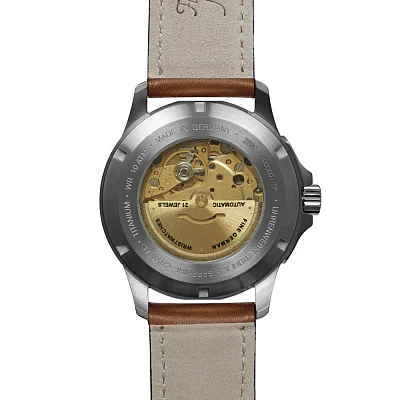 Bauhaus Aviation Automatic Day-Date Sapphire Titanium BA-28623