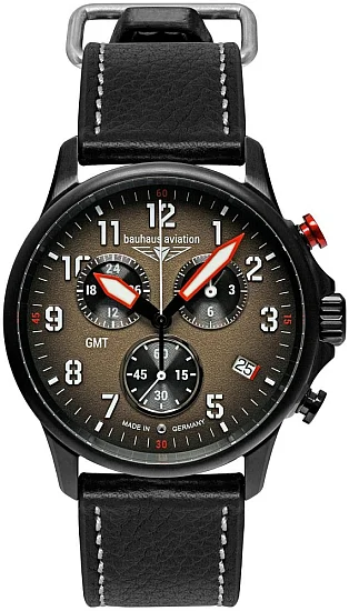 Bauhaus Aviation Quartz Chrono GMT BA-28861