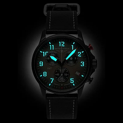 Bauhaus Aviation Quartz Chrono GMT BA-28861