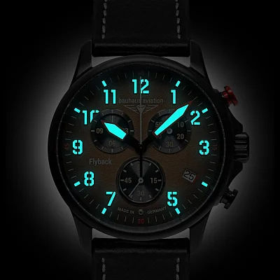 Bauhaus Aviation Quartz Chrono Flyback BA-28885