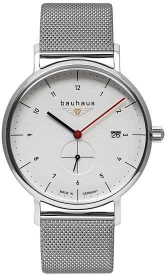 Bauhaus Quartz Small Second Mesh BA-2130M-1