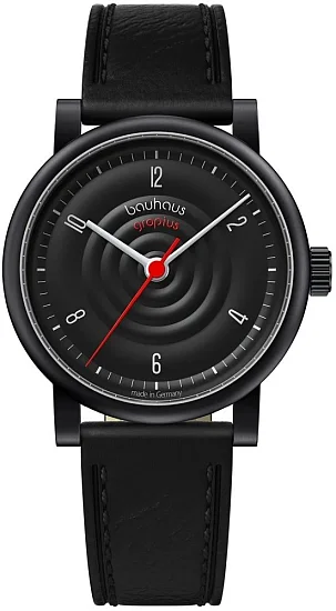 Bauhaus Walter Gropius Sound of Bauhaus Leather Strap WGA802-08