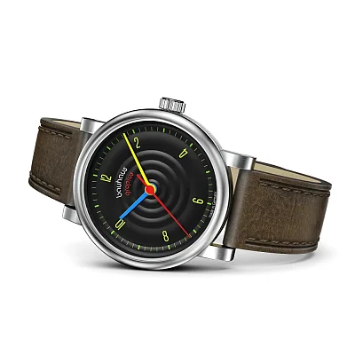 Bauhaus Walter Gropius Sound of Bauhaus Automatic Leather Strap WG.A802-07