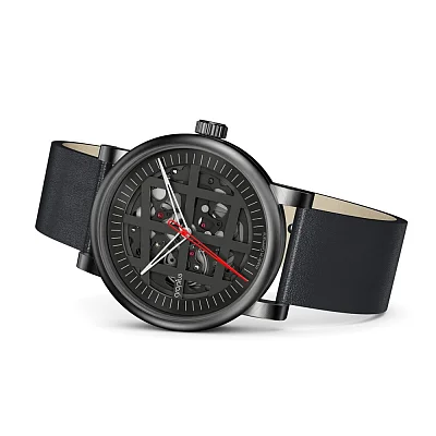 Bauhaus Walter Gropius Atrium Automatic Leather Strap Skeleton WG.A801-04
