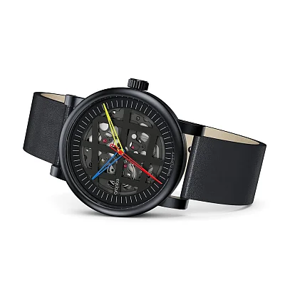 Bauhaus Walter Gropius Atrium Automatic Leather Strap Skeleton WG.A801-03