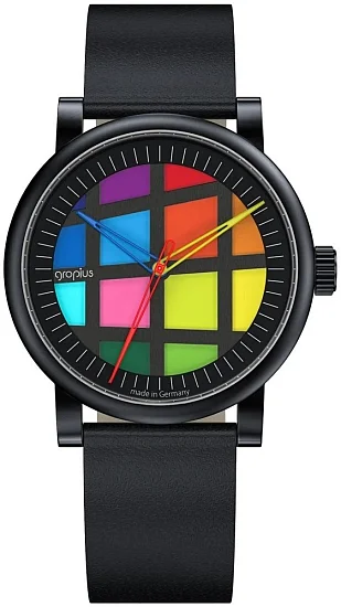 Bauhaus Walter Gropius Atrium Automatic Leather Strap WGA801-01