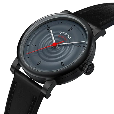 Bauhaus Walter Gropius Sound of Bauhaus Automatic Leather Strap WG.A802-010