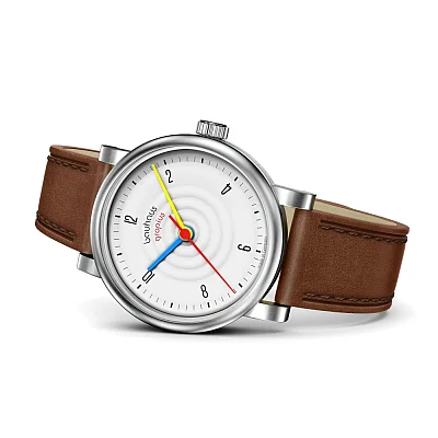 Bauhaus Walter Gropius Sound of Bauhaus Automatic Leather Strap WG.A802-01