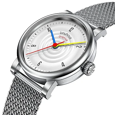 Bauhaus Walter Gropius Atrium Automatic Sound of Bauhaus Mesh WG.A802-01M