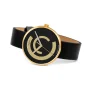  Zdjęcie 2 Bauhaus Walter Gropius Forum Centum Deluxe Leather Strap Yellow Gold PVD WG.014-01Z