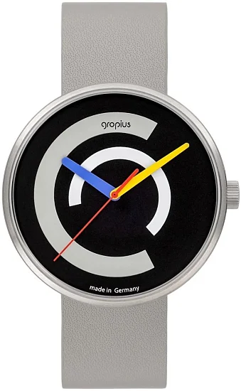 Bauhaus Walter Gropius Forum Centum Leather Strap WG010-01