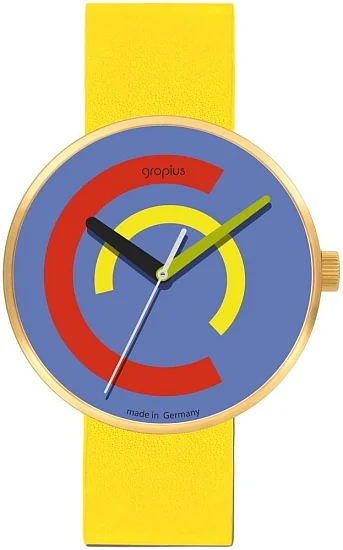 Bauhaus Walter Gropius Forum Centum Leather Strap WG010-04