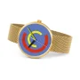 Zdjęcie 2 Bauhaus Walter Gropius Forum Centum Mesh Yellow Gold PVD WG.010-04M