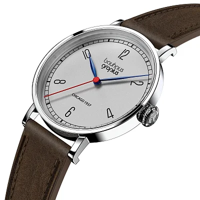 Bauhaus Walter Gropius New Bauhaus Chicago 1937 Leather Strap WG.N002-03