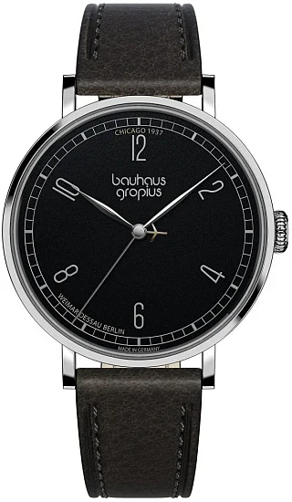 Bauhaus Walter Gropius New Bauhaus Chicago 1937 Leather Strap WGN001-03Z