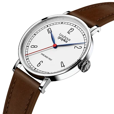 Bauhaus Walter Gropius New Bauhaus Chicago 1937 Leather Strap WG.N002-02