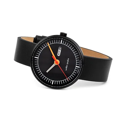 Bauhaus Walter Gropius Forum Classic Date Leather Strap Day-Date WG.008-03