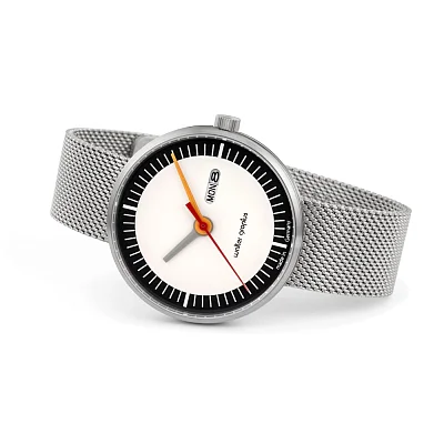 Bauhaus Walter Gropius Forum Classic Date Mesh Day-Date WG.008-01M