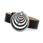  Zdjęcie 2 Bauhaus Walter Gropius Forum Excentric Black Leather Strap WG.002-02