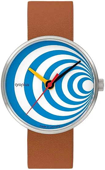 Bauhaus Walter Gropius Forum Excentric Leather Strap WG002-03