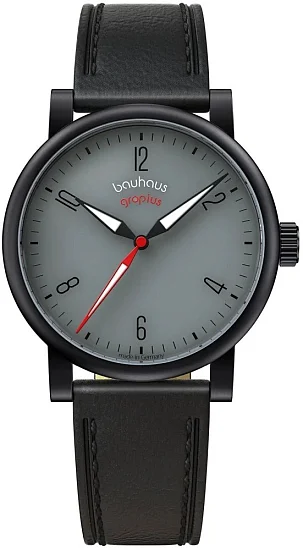 Bauhaus Walter Gropius Kontur Automatic Leather Strap WGA803-05