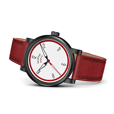 Bauhaus Walter Gropius Kontur Automatic Leather Strap WG.A803-011