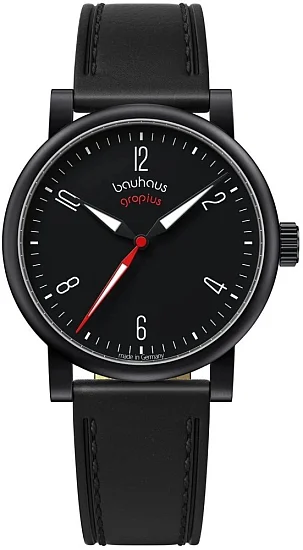 Bauhaus Walter Gropius Kontur Automatic Leather Strap WGA803-08