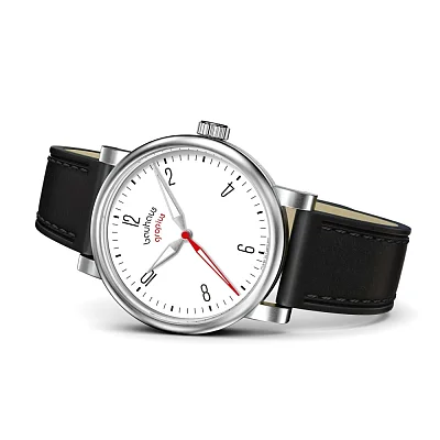 Bauhaus Walter Gropius Kontur Automatic Leather Strap WG.A803-01