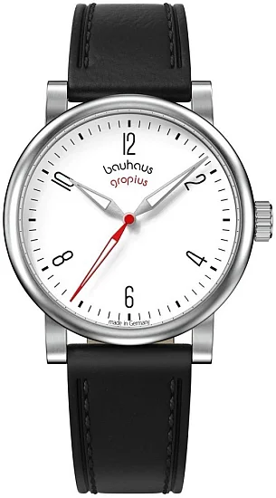 Bauhaus Walter Gropius Kontur Automatic Leather Strap WGA803-01