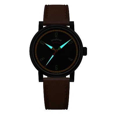 Bauhaus Walter Gropius Kontur Automatic Leather Strap WG.A803-013