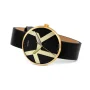 Zdjęcie 2 Bauhaus Walter Gropius Forum Move Deluxe Leather Strap Yellow Gold PVD WG.015-01Z